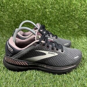 Brooks Adrenaline GTS 22 Women's Size 8 D (Wide) Running Shoes Pearl Black